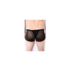 Boxer noir semi opaque 